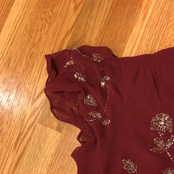 NWT Anthropologie BHLDN Red Plymouth Wrap Dress size 10, 14, 16 Mother of Bride - Picture 10 of 17